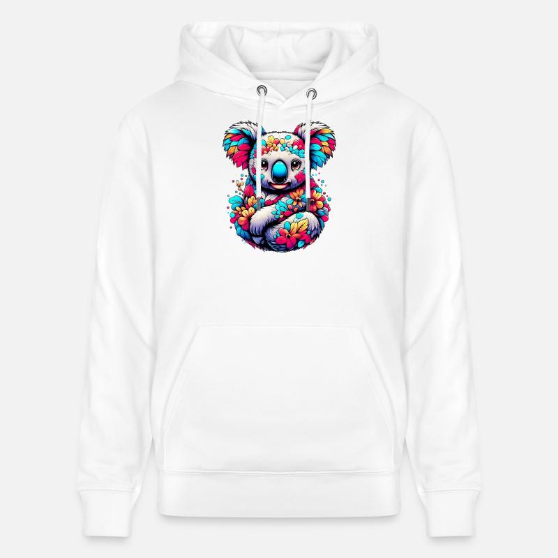 Koala - Sweat à capuche bio CRUISER Stanley/Stella Unisexe - blanc