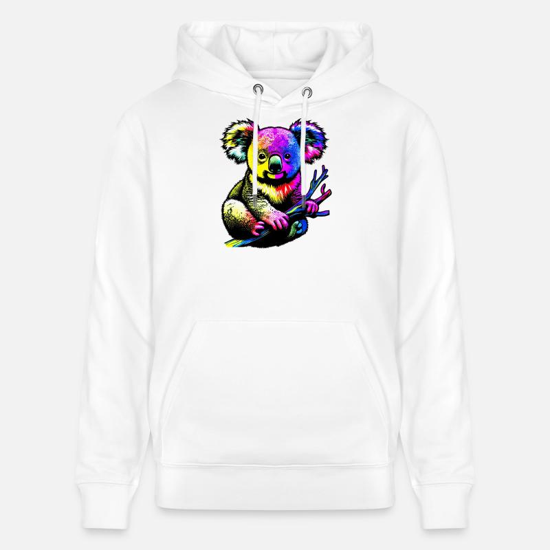 Koala - Sweat à capuche bio CRUISER Stanley/Stella Unisexe - blanc