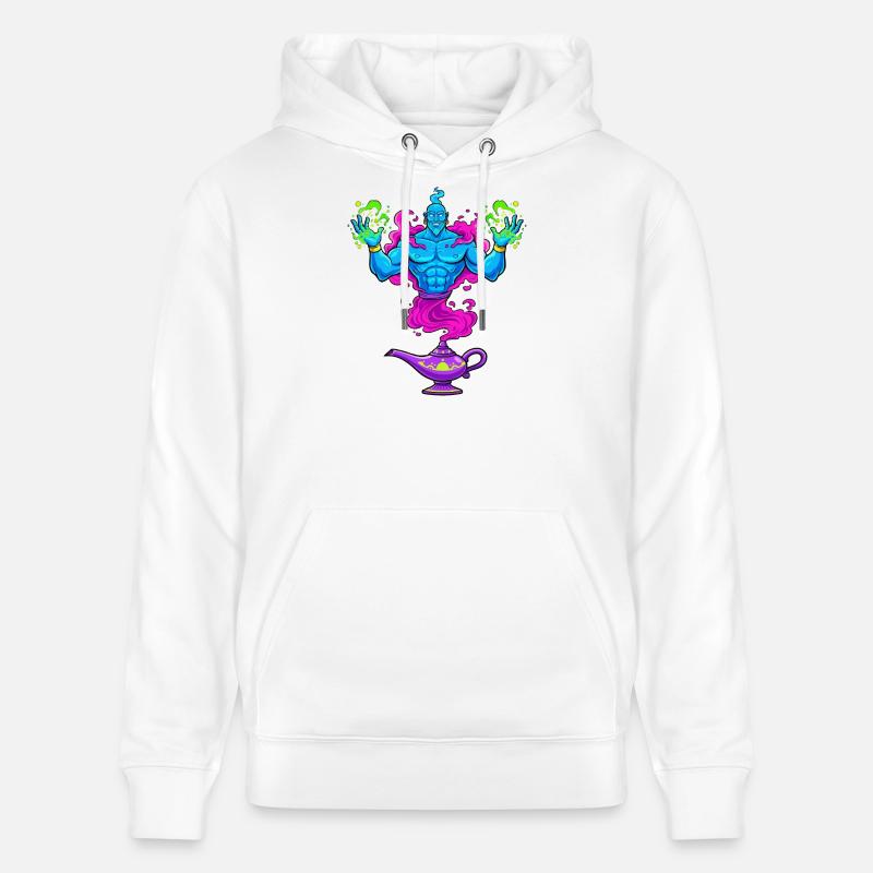 Fantôme de la lampe - Sweat à capuche bio CRUISER Stanley/Stella Unisexe - blanc