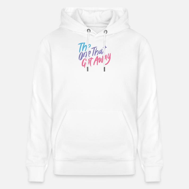 Celui qui s’est échappé Gradient - Sweat à capuche bio CRUISER Stanley/Stella Unisexe - blanc