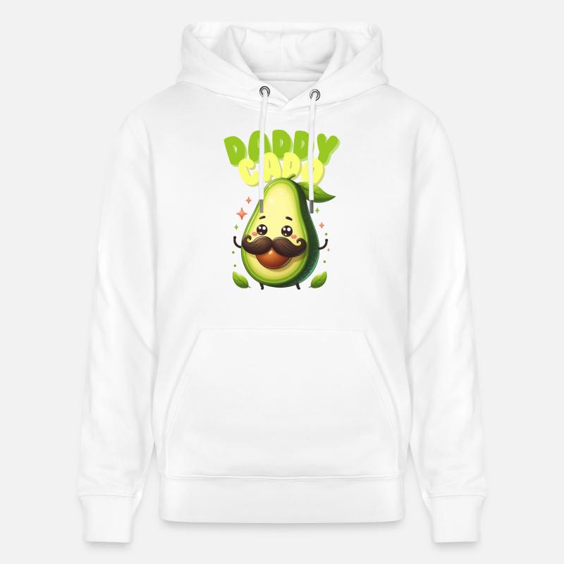 PapaCado - Sweat à capuche bio CRUISER Stanley/Stella Unisexe - blanc