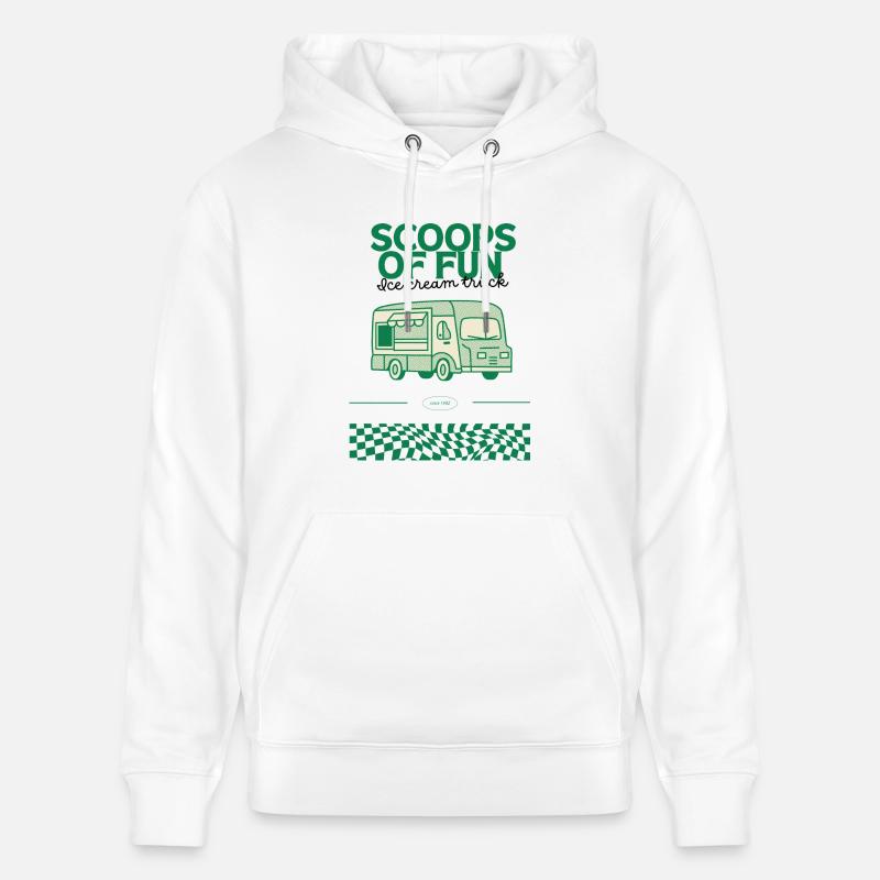 Des boules de plaisir - Sweat à capuche bio CRUISER Stanley/Stella Unisexe - blanc