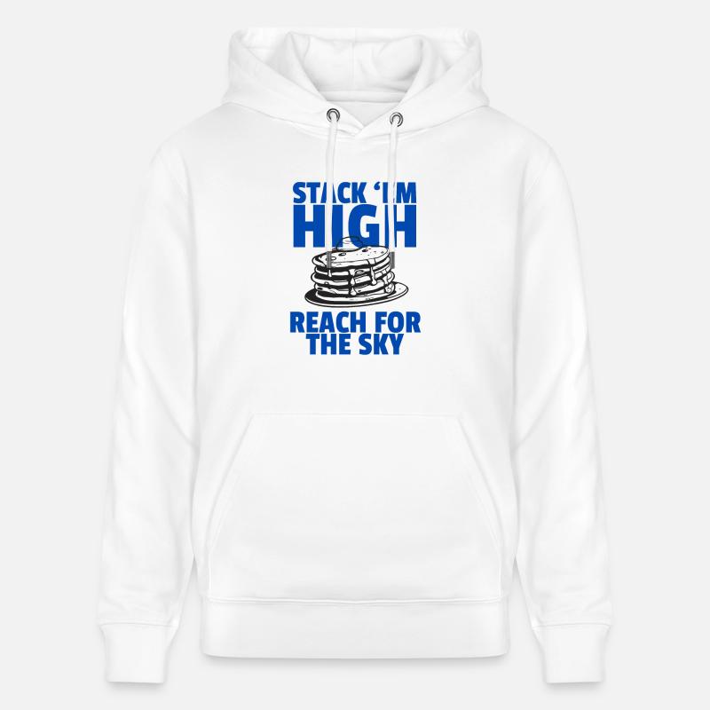 Pancake's - Stack 'em High - Stanley/Stella Unisex Bio-Hoodie CRUISER  - Weiß