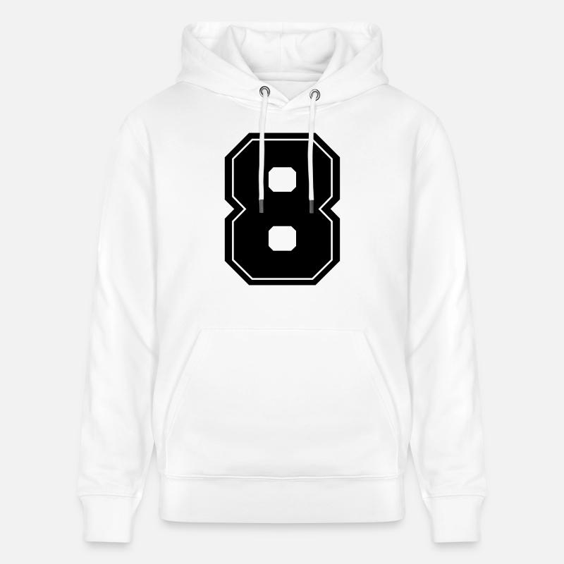 8 - Sweat à capuche bio CRUISER Stanley/Stella Unisexe - blanc