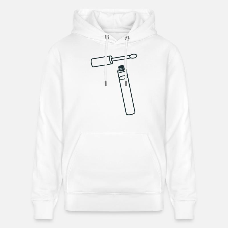 gloss - Sweat à capuche bio CRUISER Stanley/Stella Unisexe - blanc