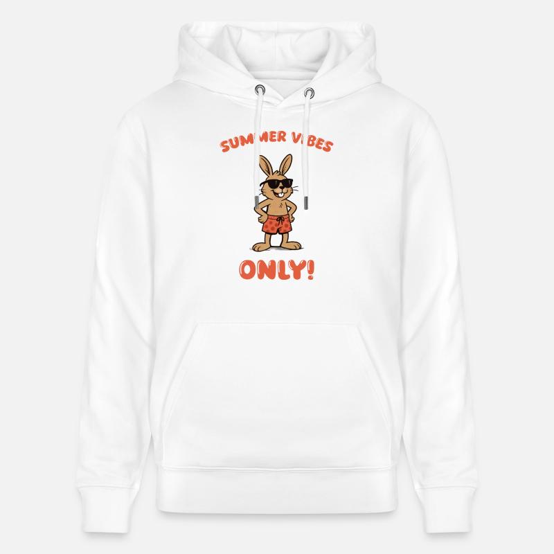 Bunny Summervibes - Sweat à capuche bio CRUISER Stanley/Stella Unisexe - blanc