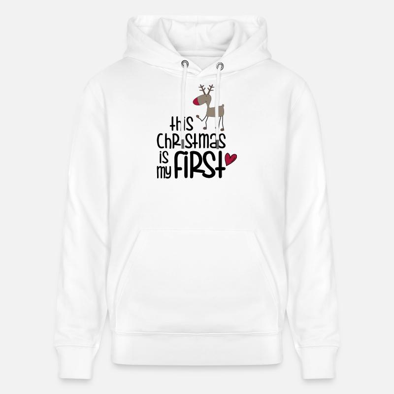Cadeaux pour enfants pour Noël - Sweat à capuche bio CRUISER Stanley/Stella Unisexe - blanc