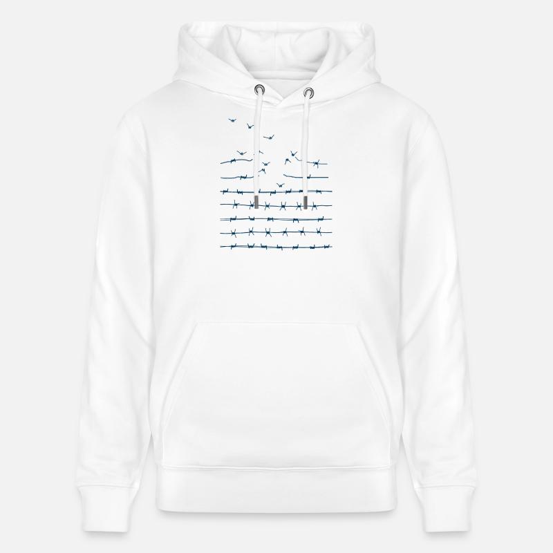 Libérez-vous - Sweat à capuche bio CRUISER Stanley/Stella Unisexe - blanc