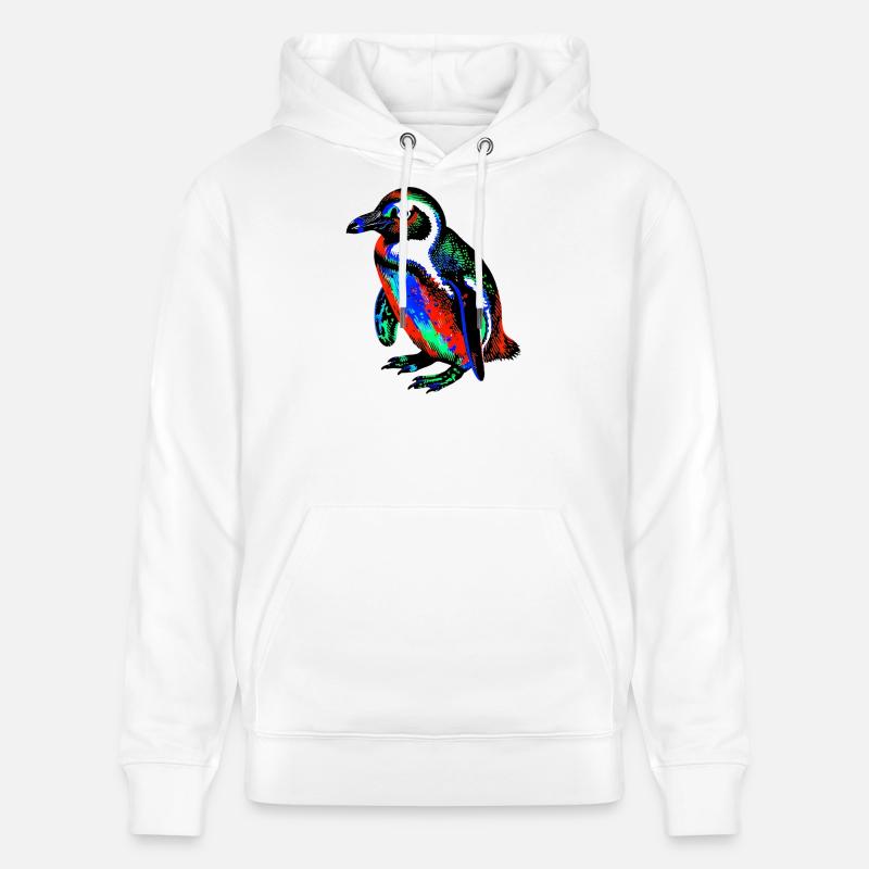 Pingouin - Sweat à capuche bio CRUISER Stanley/Stella Unisexe - blanc