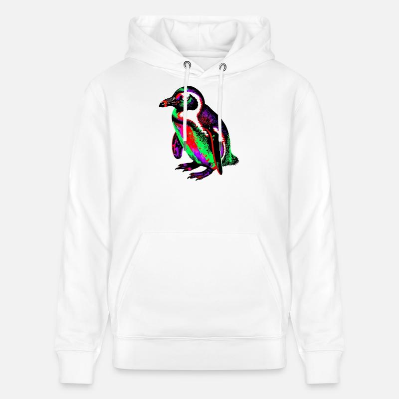 Pingouin - Sweat à capuche bio CRUISER Stanley/Stella Unisexe - blanc