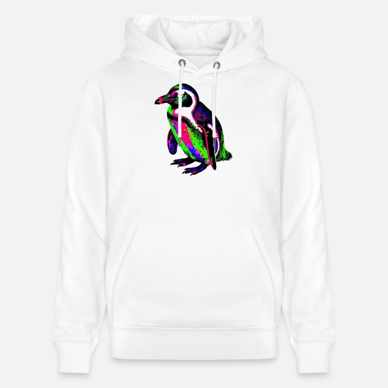Pingouin - Sweat à capuche bio CRUISER Stanley/Stella Unisexe - blanc
