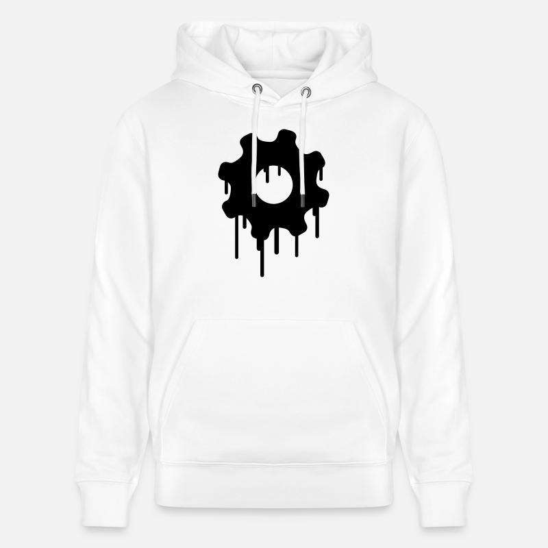 Gears Graffiti - Sweat à capuche bio CRUISER Stanley/Stella Unisexe - blanc