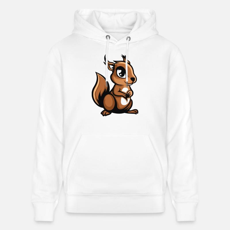 eichhörnchen - Stanley/Stella Unisex Bio-Hoodie CRUISER  - Weiß