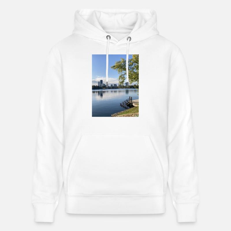 Blue Danube - Sweat à capuche bio CRUISER Stanley/Stella Unisexe - blanc