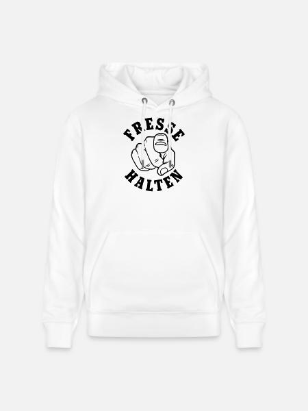 Fresse halten - Stanley/Stella Unisex Bio-Hoodie CRUISER - Weiß