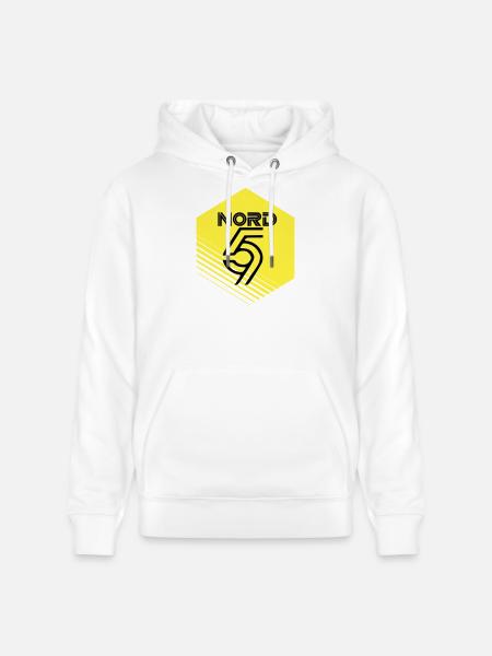 North - Stanley/Stella CRUISER Unisex Organic Hoodie - white