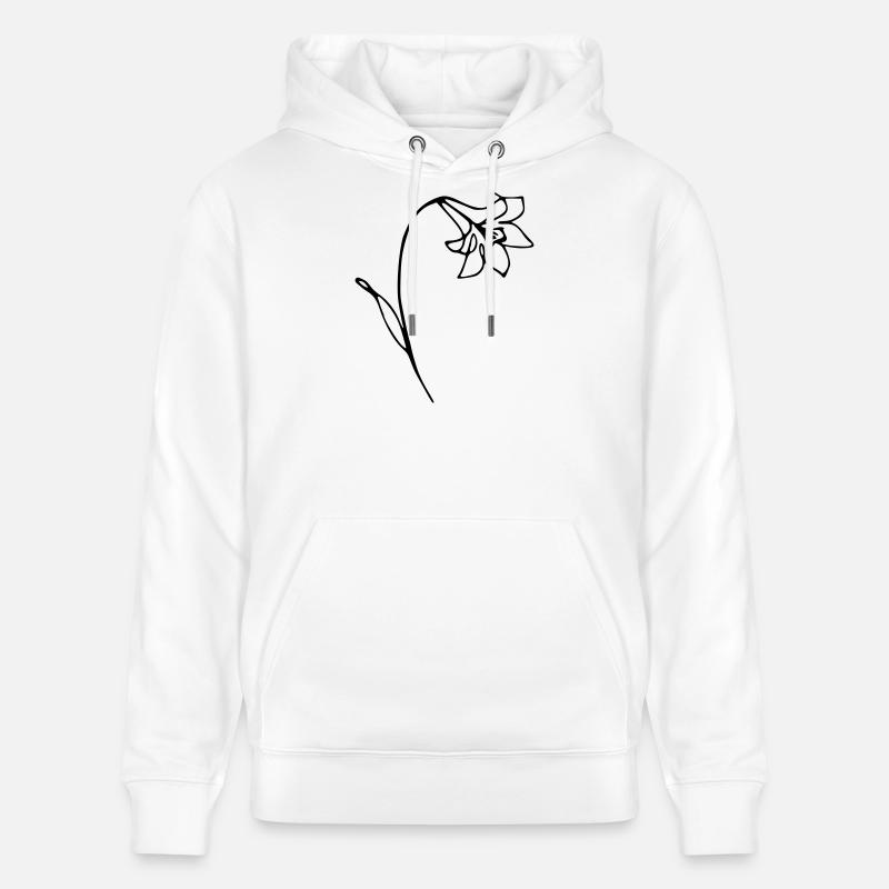 narcisse - Sweat à capuche bio CRUISER Stanley/Stella Unisexe - blanc