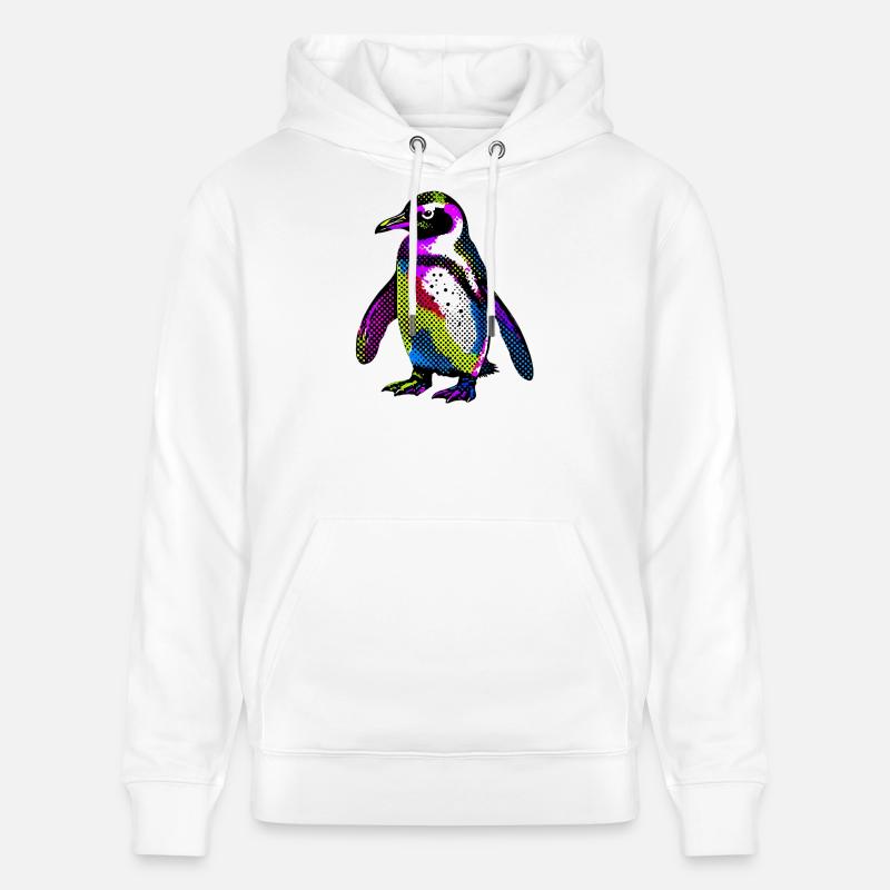 Pingouin - Sweat à capuche bio CRUISER Stanley/Stella Unisexe - blanc