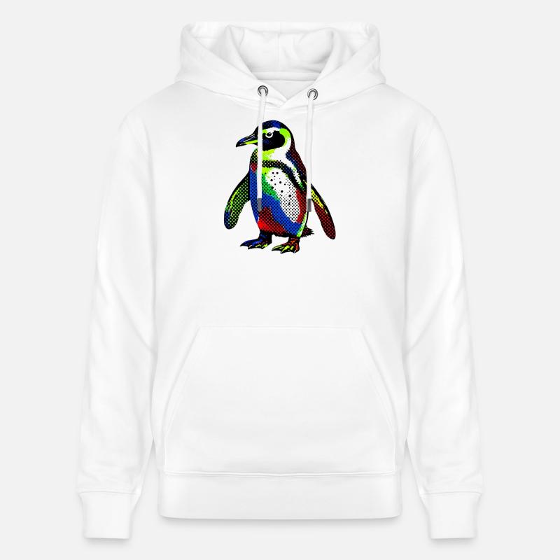 Pingouin - Sweat à capuche bio CRUISER Stanley/Stella Unisexe - blanc
