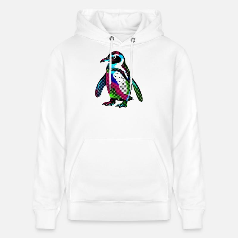 Pingouin - Sweat à capuche bio CRUISER Stanley/Stella Unisexe - blanc