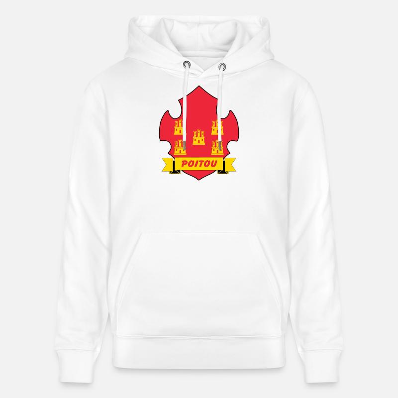 Poitou - Sweat à capuche bio CRUISER Stanley/Stella Unisexe - blanc
