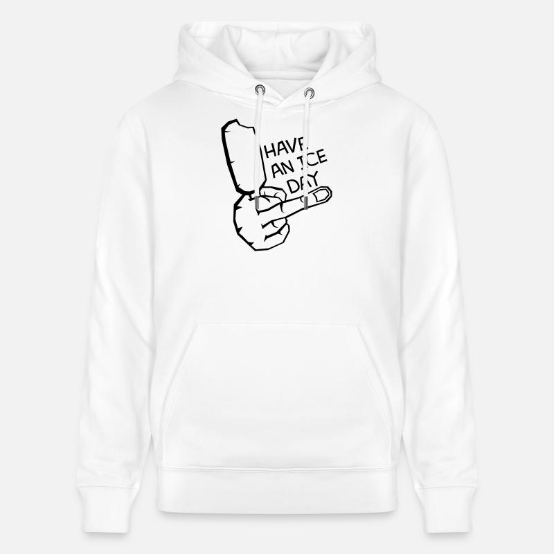 AV E BELLE JOURNÉE - Sweat à capuche bio CRUISER Stanley/Stella Unisexe - blanc