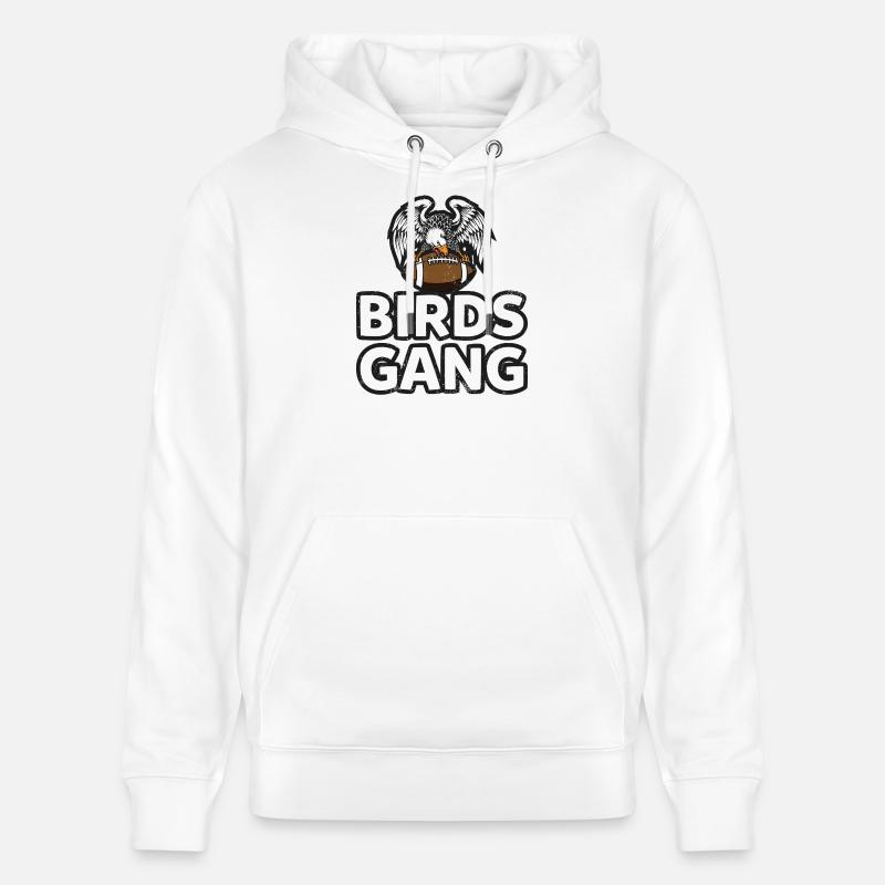 Les Eagles partent - Sweat à capuche bio CRUISER Stanley/Stella Unisexe - blanc