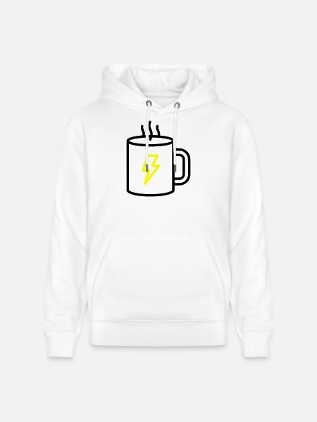 Coffee Mug Blitz Energy - Stanley/Stella CRUISER Unisex Organic Hoodie - white