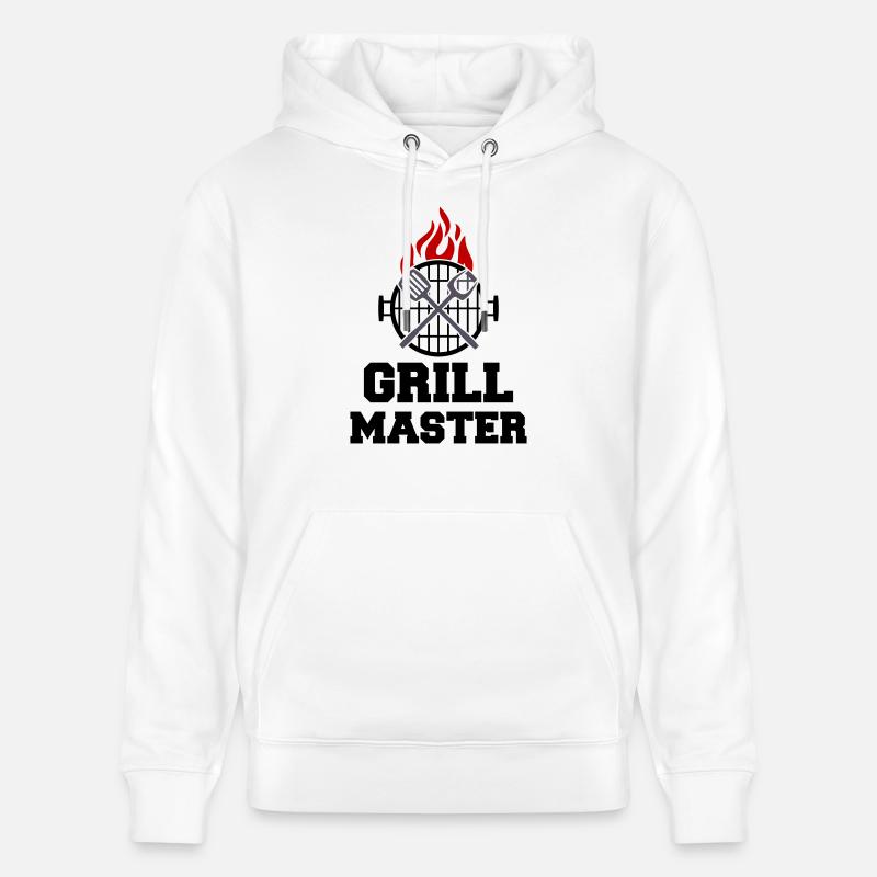 Grill Master BBQ - Sweat à capuche bio CRUISER Stanley/Stella Unisexe - blanc