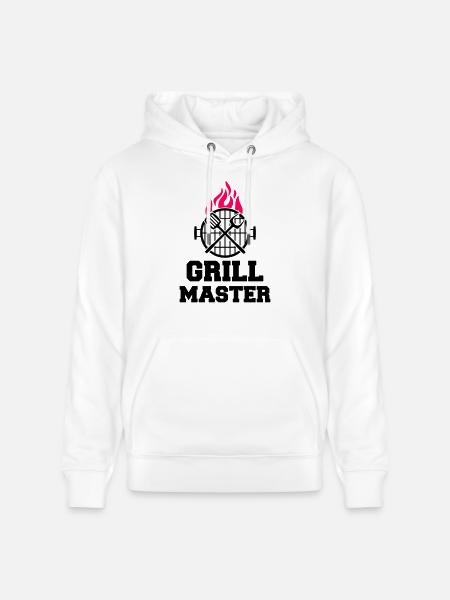 Grill Master - Stanley/Stella CRUISER Unisex Organic Hoodie - white