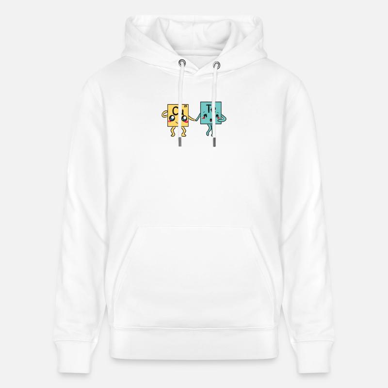 science - Sweat à capuche bio CRUISER Stanley/Stella Unisexe - blanc