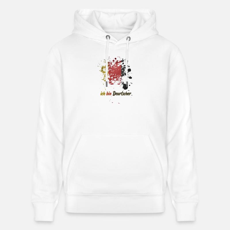 ich bin deutscher - Stanley/Stella Unisex Bio-Hoodie CRUISER - Weiß