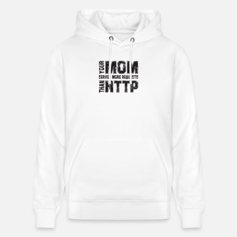 Votre mère traite plus de demandes - Sweat à capuche bio CRUISER Stanley/Stella Unisexe - blanc