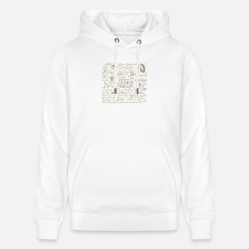 18th Birthday Math Math Student Mathefan - Stanley/Stella CRUISER Unisex Organic Hoodie - white