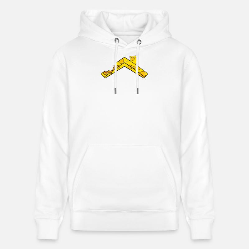 Toit de fromage - Sweat à capuche bio CRUISER Stanley/Stella Unisexe - blanc