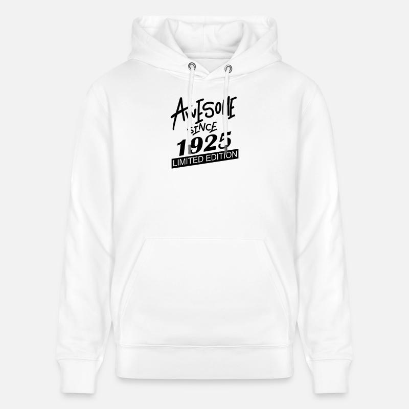 1925 - Né en 1925 - Sweat à capuche bio CRUISER Stanley/Stella Unisexe - blanc