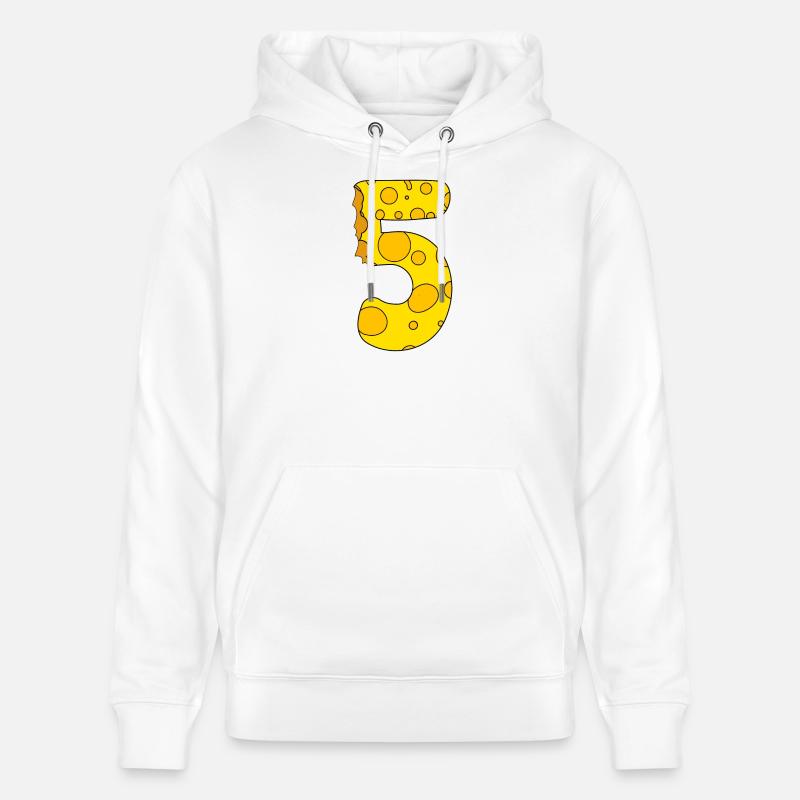 Fromage numéro 5 - Sweat à capuche bio CRUISER Stanley/Stella Unisexe - blanc