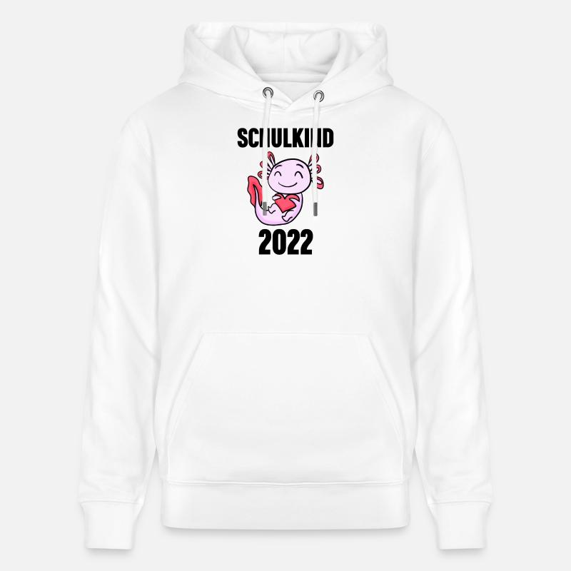 Schuldkind Einschulung 2022 - Stanley/Stella Unisex Bio-Hoodie CRUISER  - Weiß