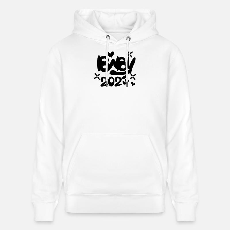 Bébé 2023 - Naissance Enceinte 2023 Grossesse - Sweat à capuche bio CRUISER Stanley/Stella Unisexe - blanc