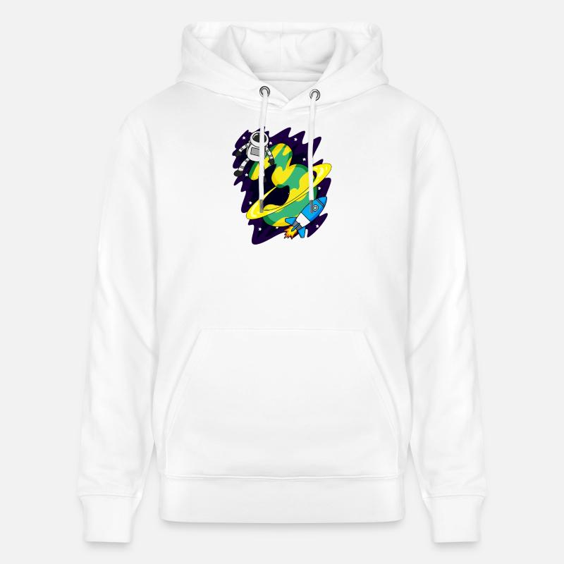3 Jahre alt Junge Geschenk - Stanley/Stella Unisex Bio-Hoodie CRUISER  - Weiß