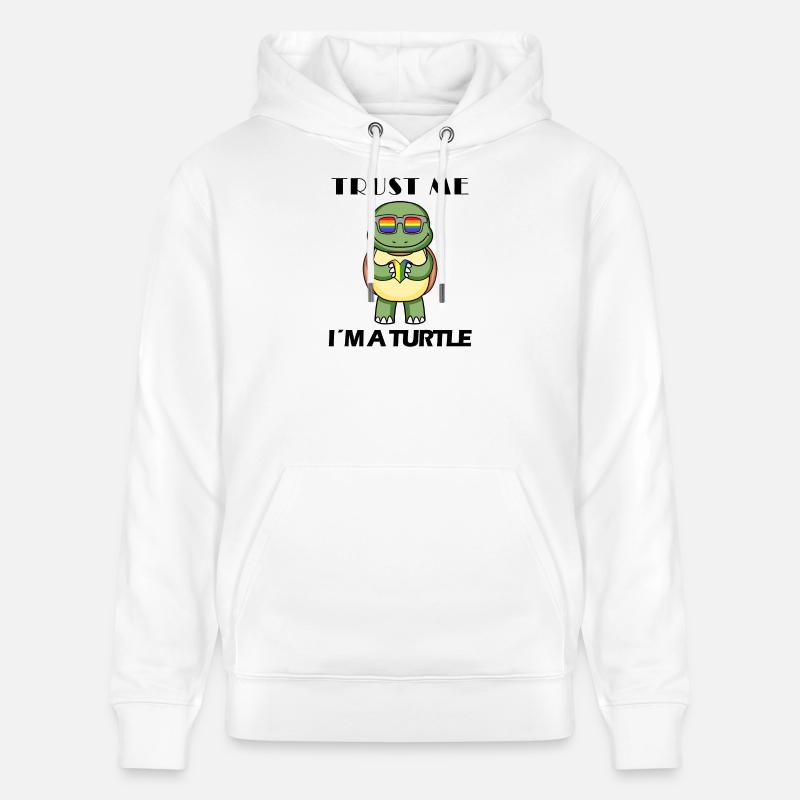 Tortue - Sweat à capuche bio CRUISER Stanley/Stella Unisexe - blanc