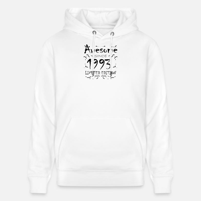 1993 - Né en 1993 - Sweat à capuche bio CRUISER Stanley/Stella Unisexe - blanc