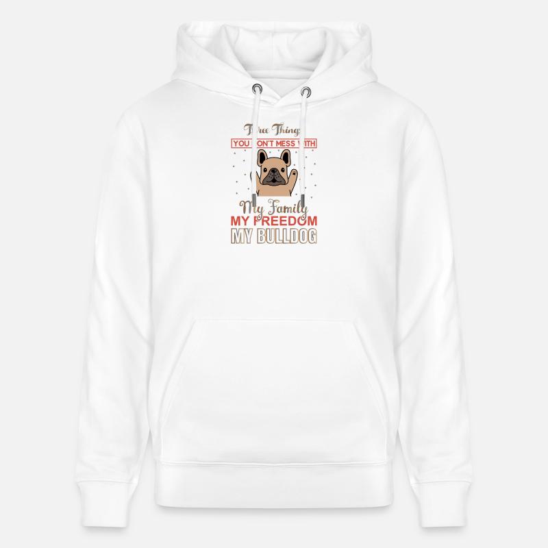 3 choses... - Sweat à capuche bio CRUISER Stanley/Stella Unisexe - blanc