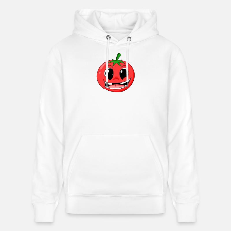 Tomate - Sweat à capuche bio CRUISER Stanley/Stella Unisexe - blanc