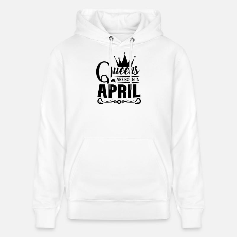 Mois de naissance avril - Sweat à capuche bio CRUISER Stanley/Stella Unisexe - blanc