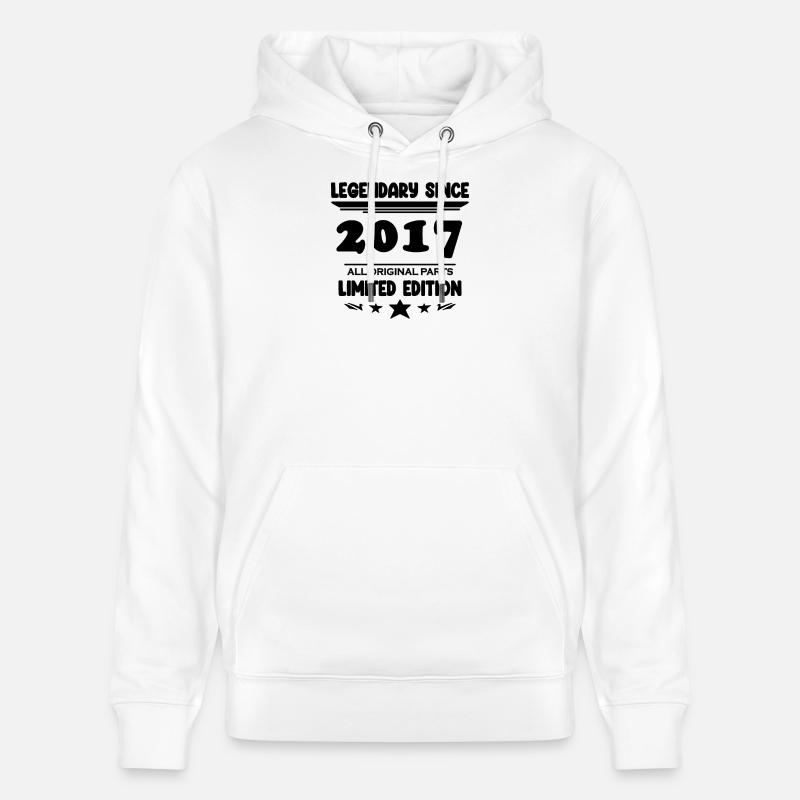 2017 - Année 2017 - Année 2017 - Sweat à capuche bio CRUISER Stanley/Stella Unisexe - blanc