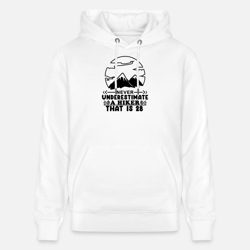 Vagabond du 28e anniversaire - Sweat à capuche bio CRUISER Stanley/Stella Unisexe - blanc