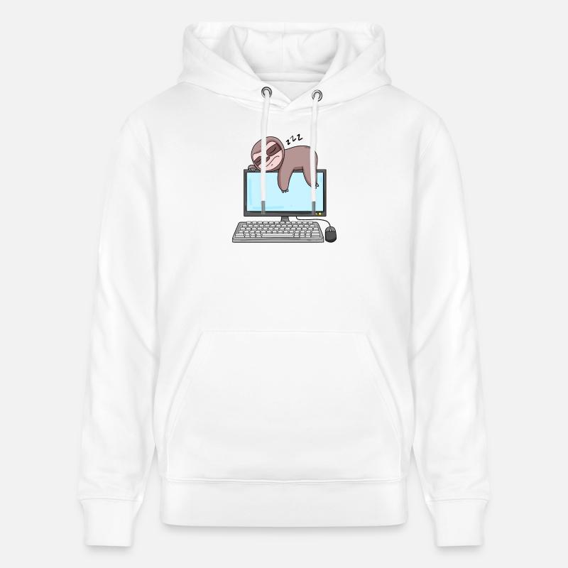 Computer Nerd Programmer Gift - Stanley/Stella CRUISER Unisex Organic Hoodie - white