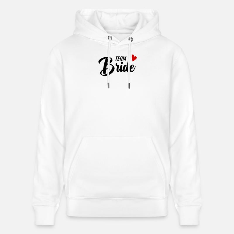 Motivation de l’équipe Bride - Sweat à capuche bio CRUISER Stanley/Stella Unisexe - blanc
