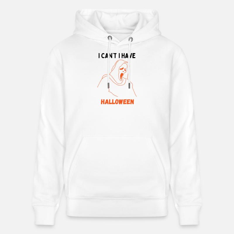 I Can't I Have Halloween - Sweat à capuche bio CRUISER Stanley/Stella Unisexe - blanc
